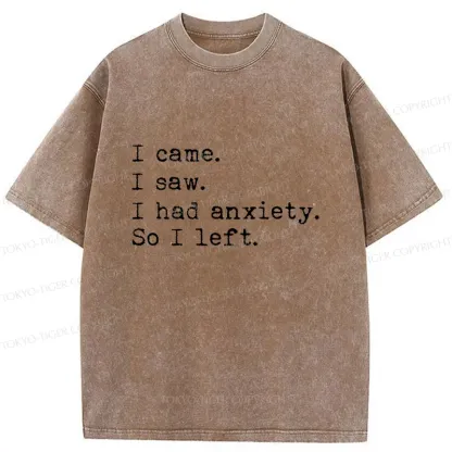 Tokyo-Tiger I'm Anxious Washed T-Shirt