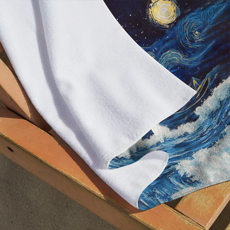 Tokyo-Tiger The Great Wave Off Cat Beach Towel