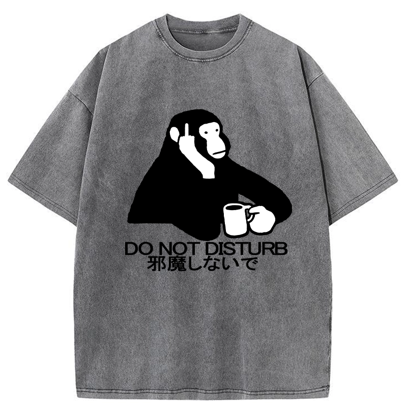 Tokyo-Tiger Do Not Disturb Washed T-Shirt