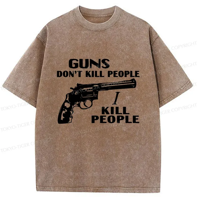 Tokyo-Tiger Weapons Are Not Original Sin Washed T-Shirt