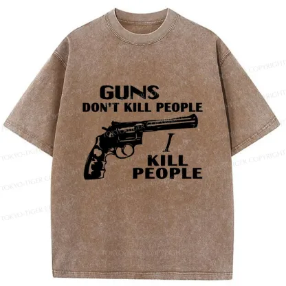 Tokyo-Tiger Weapons Are Not Original Sin Washed T-Shirt