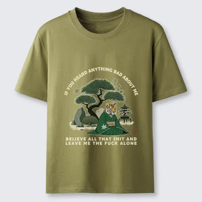 Tokyo-Tiger Funny Ukiyoe Tiger Samurai Zen Classic T-Shirt