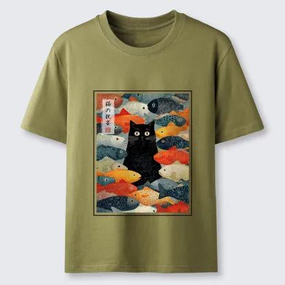 Tokyo-Tiger The Cat's Feast of Fish Classic T-Shirt
