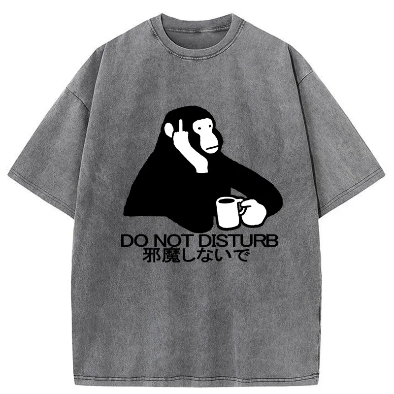 Tokyo-Tiger Do Not Disturb Washed T-Shirt