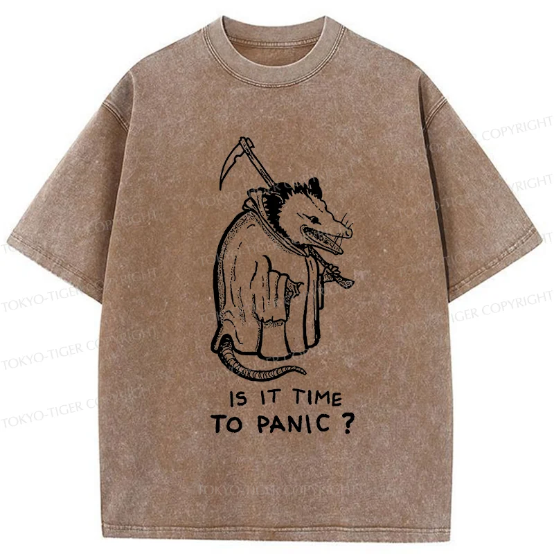 Tokyo-Tiger Possum Death Washed T-Shirt