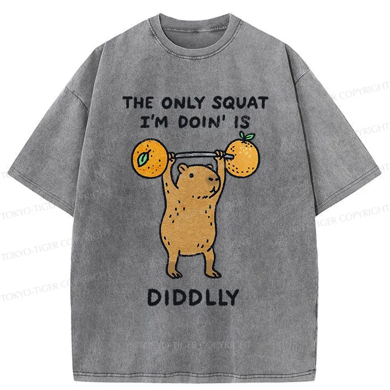 Tokyo-Tiger Diddly Capybara Washed T-Shirt
