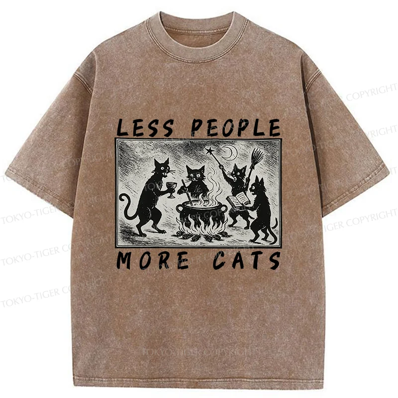 Tokyo-Tiger Cat Sacrifice Ceremony Washed T-Shirt