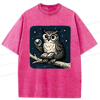 Tokyo-Tiger INFJ Owl Washed T-Shirt