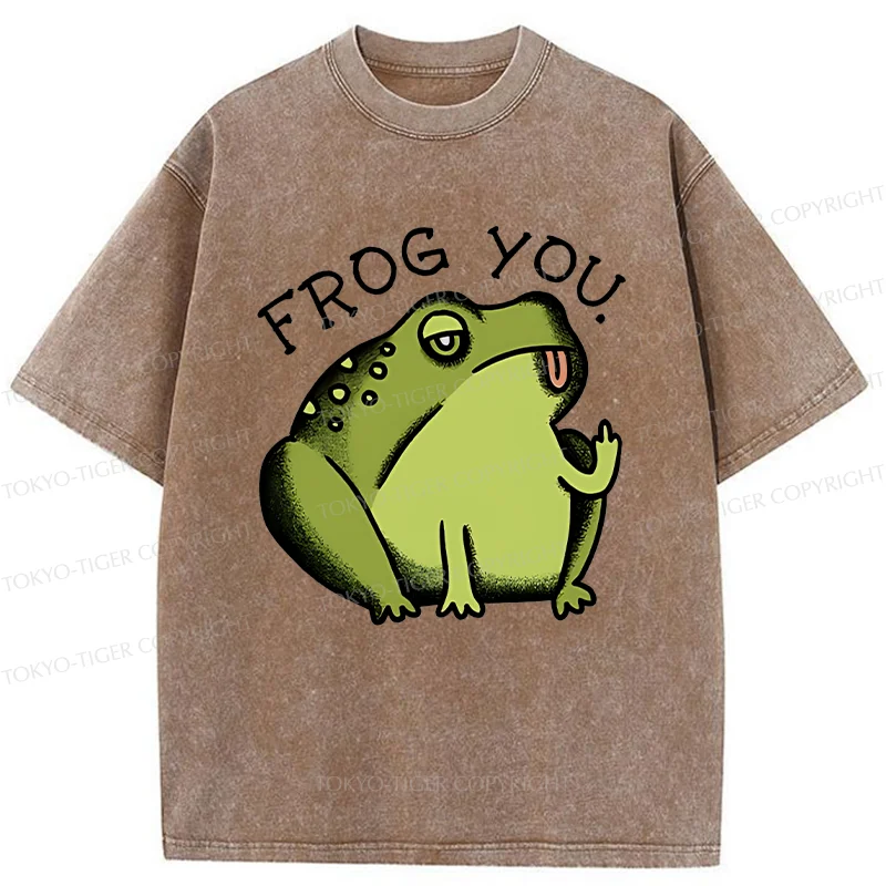 Tokyo-Tiger Frog Taunt You Washed T-Shirt