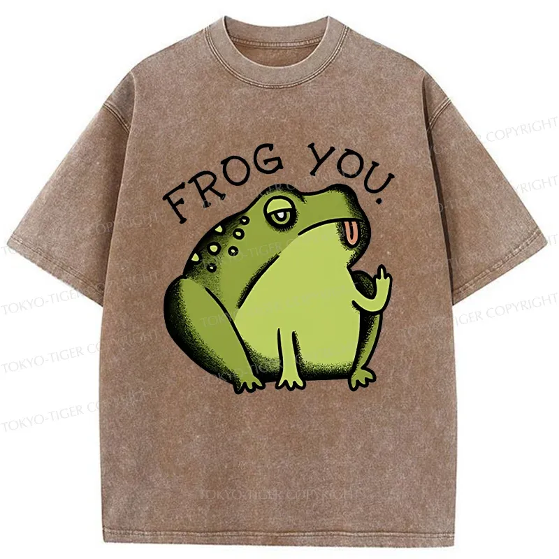 Tokyo-Tiger Frog Taunt You Washed T-Shirt Sale