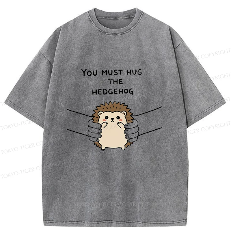 Tokyo-Tiger Accept Hedgehog Washed T-Shirt