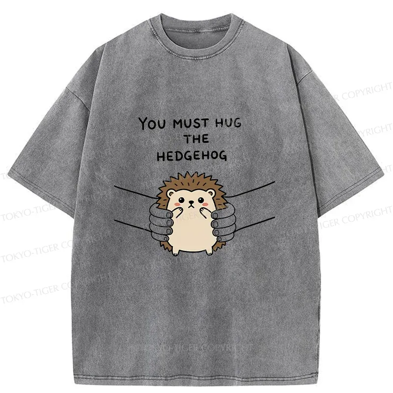 Tokyo-Tiger Accept Hedgehog Washed T-Shirt