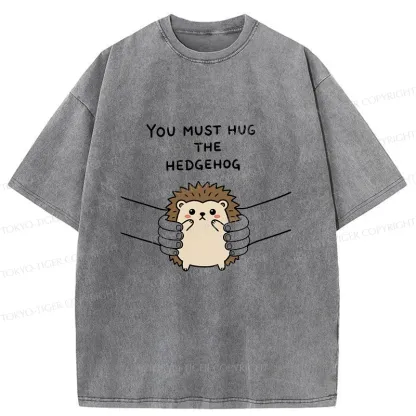 Tokyo-Tiger Accept Hedgehog Washed T-Shirt