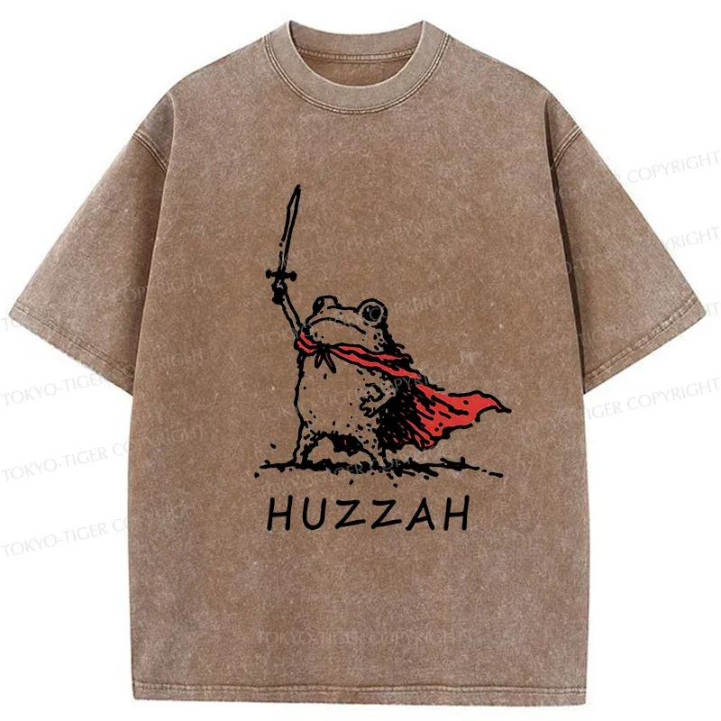 Tokyo-Tiger Huzzah Frog Washed T-Shirt