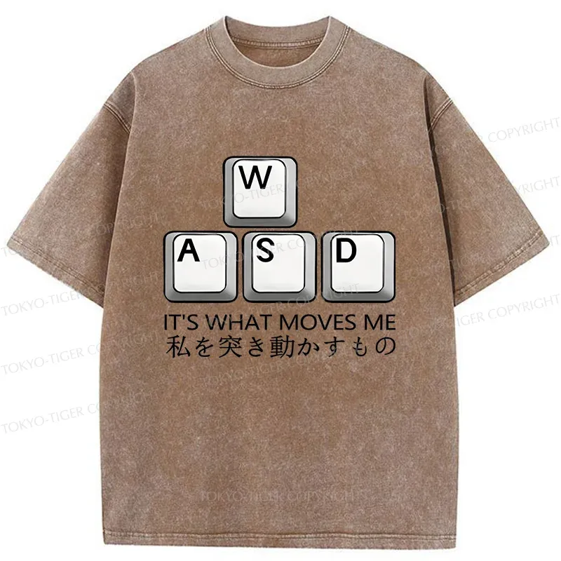 Tokyo-Tiger My Way Of Moving Washed T-Shirt