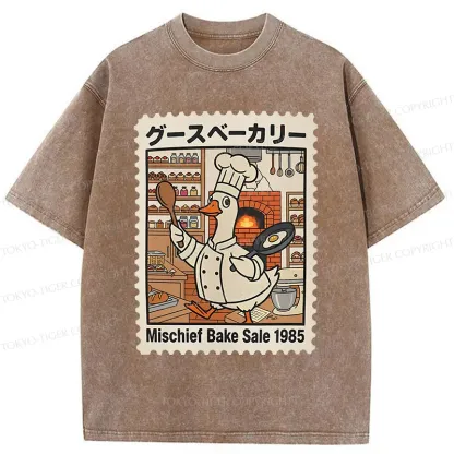 Tokyo-Tiger Stupid Goose Chef Washed T-Shirt