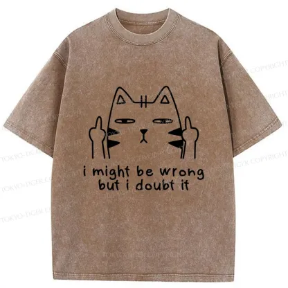 Tokyo-Tiger Cat Taunts You Washed T-Shirt
