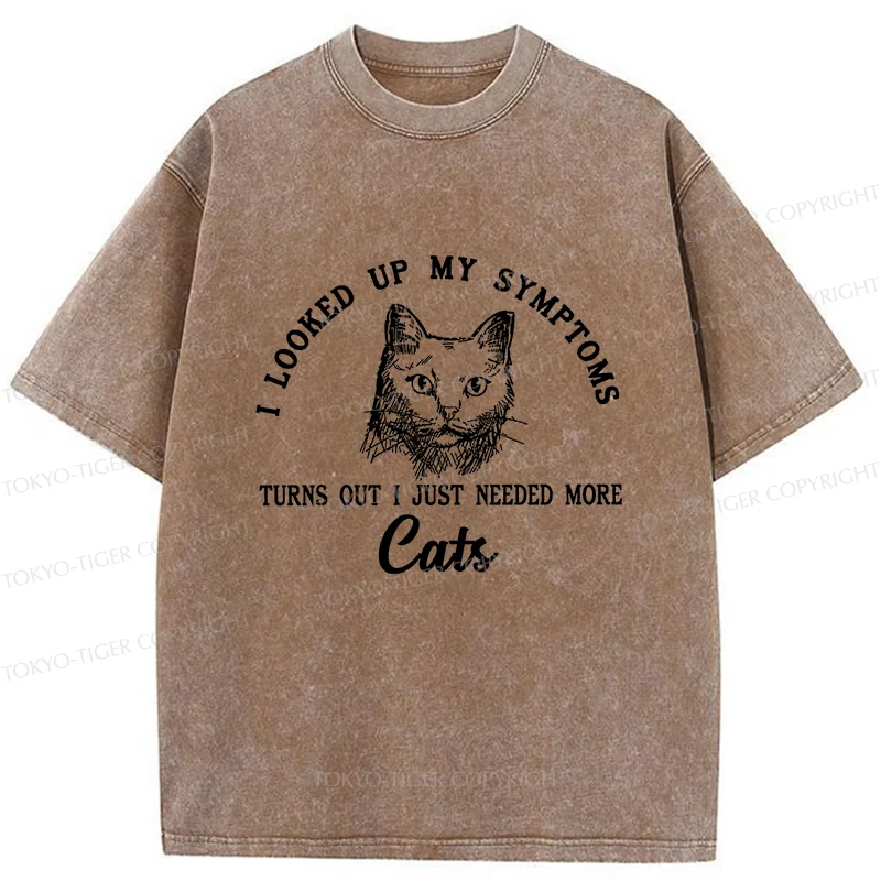 Tokyo-Tiger More Cats Meme Washed T-Shirt