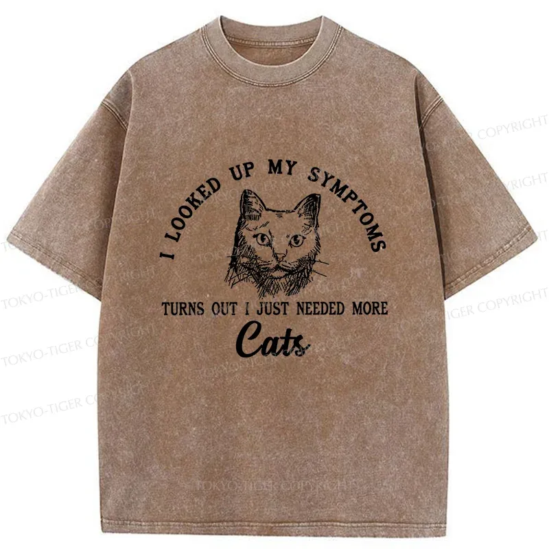 Tokyo-Tiger More Cats Meme Washed T-Shirt