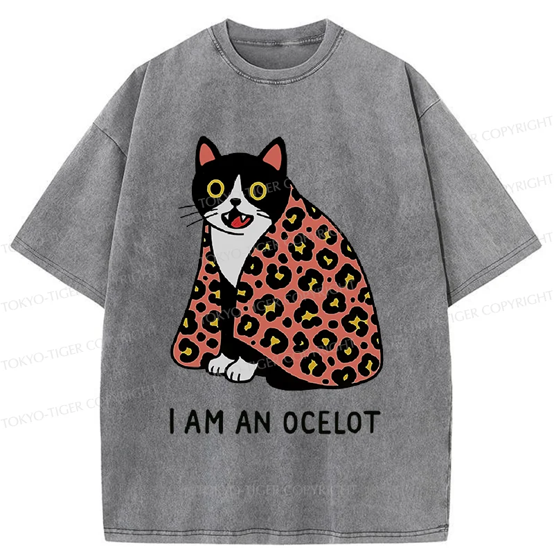 Tokyo-Tiger Ocelot Washed T-Shirt