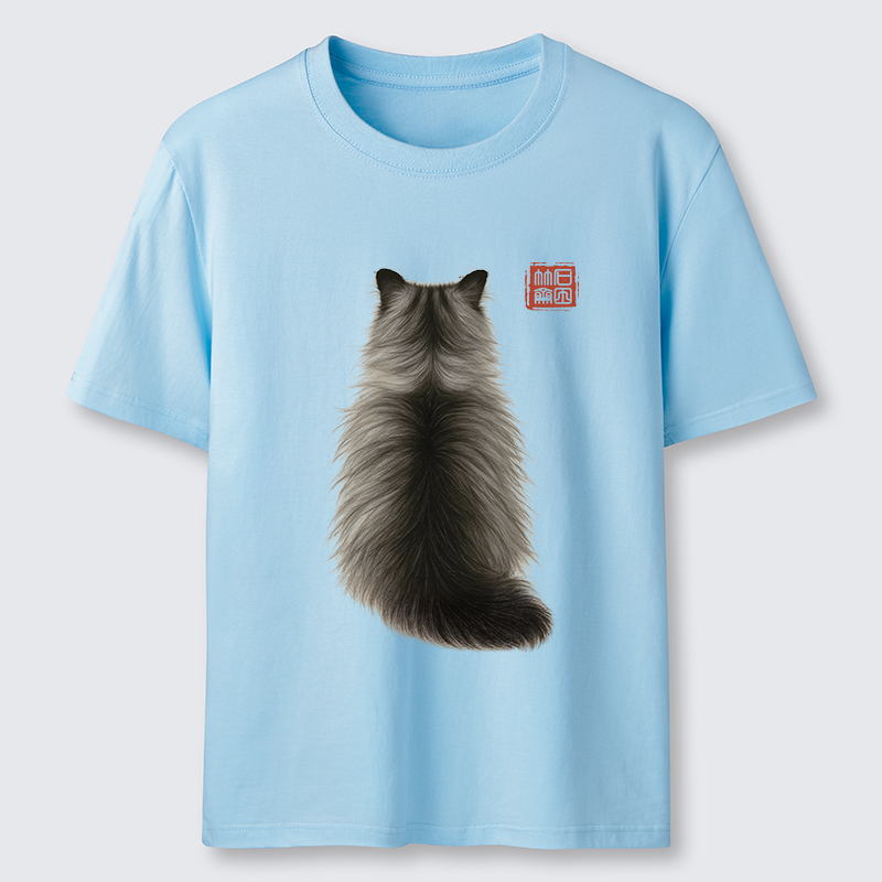 Tokyo-Tiger Cat's Back Ink Painting Classic T-Shirt