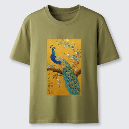 Tokyo-Tiger The Peacock's Silent Elegance Classic T-Shirt