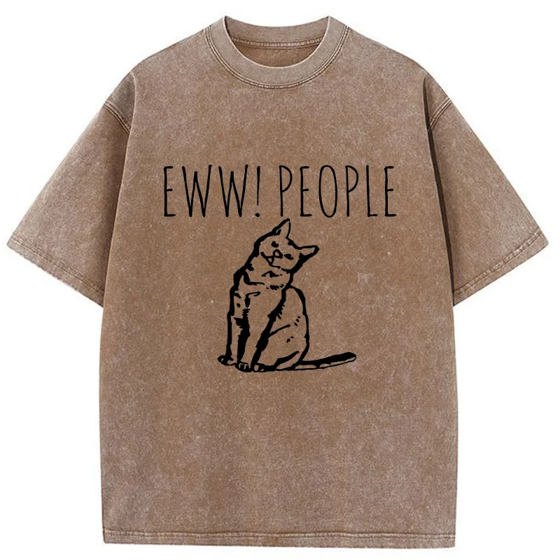 Tokyo-Tiger Cats That Dislike Humans Washed T-Shirt