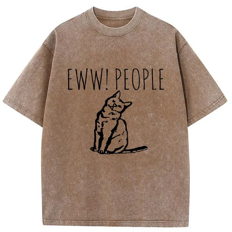 Tokyo-Tiger Cats That Dislike Humans Washed T-Shirt