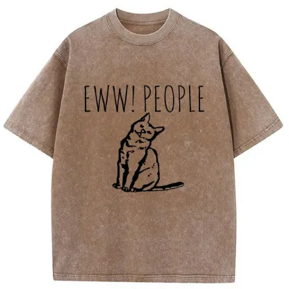 Tokyo-Tiger Cats That Dislike Humans Washed T-Shirt