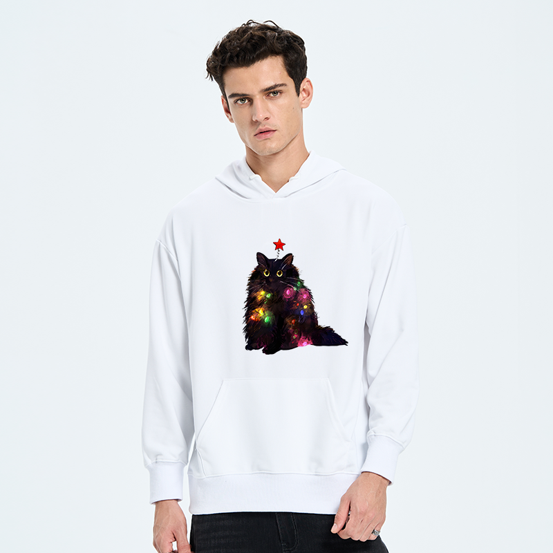 Tokyo-Tiger Christmas Lights Cat Classic Hoodie