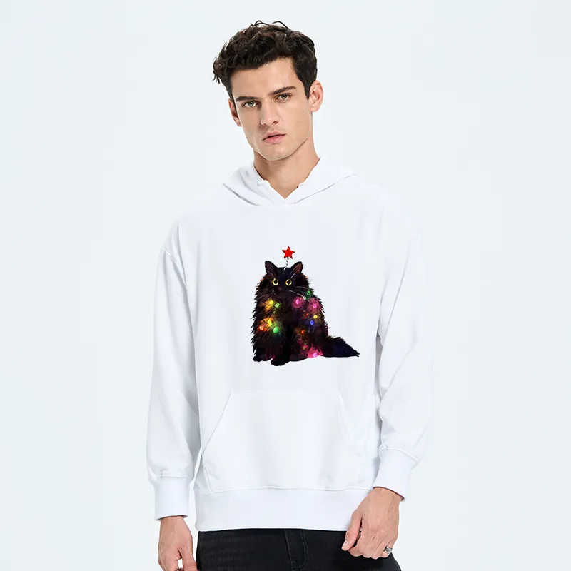 Tokyo-Tiger Christmas Lights Cat Classic Hoodie