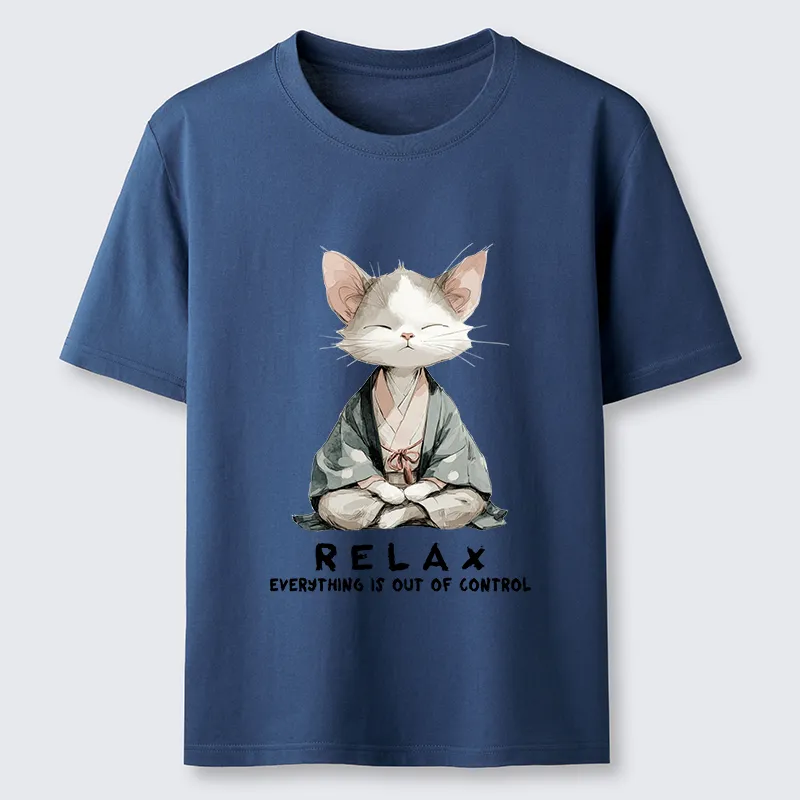 Tokyo-Tiger Zen Cat Relaxation，Everything's Out Of Control Classic T-Shirt