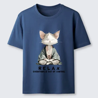 Tokyo-Tiger Zen Cat Relaxation，Everything's Out Of Control Classic T-Shirt