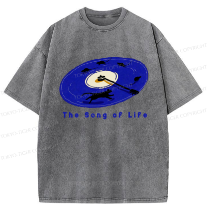 Tokyo-Tiger The Song Of Life Washed T-Shirt