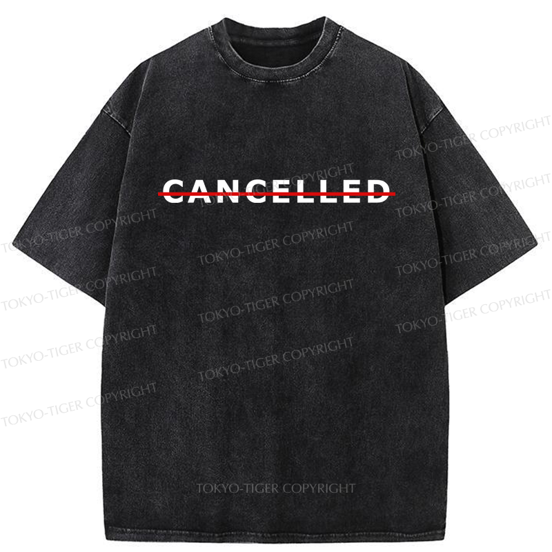 Tokyo-Tiger Cancelled Washed T-Shirt