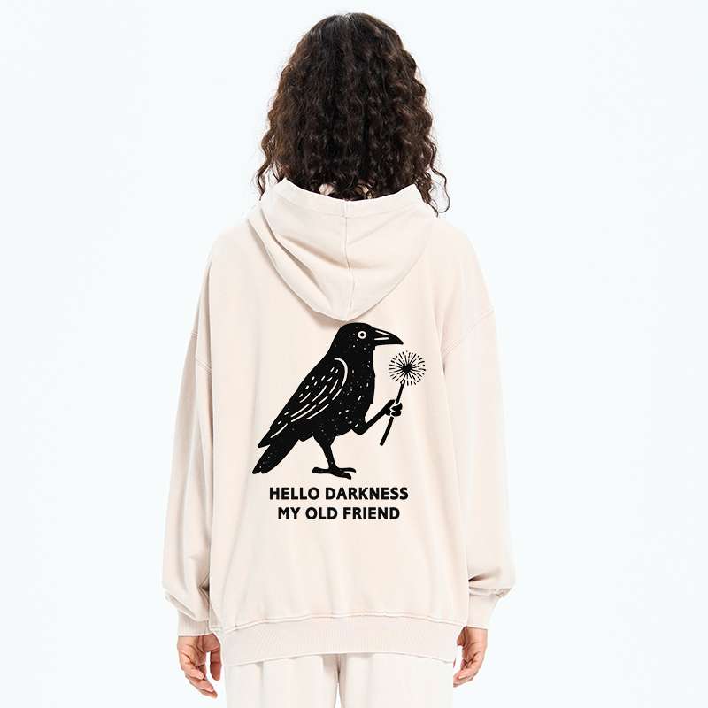 Tokyo-Tiger My Old Friend The Crow Washed Zip Hoodie