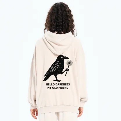 Tokyo-Tiger My Old Friend The Crow Washed Zip Hoodie