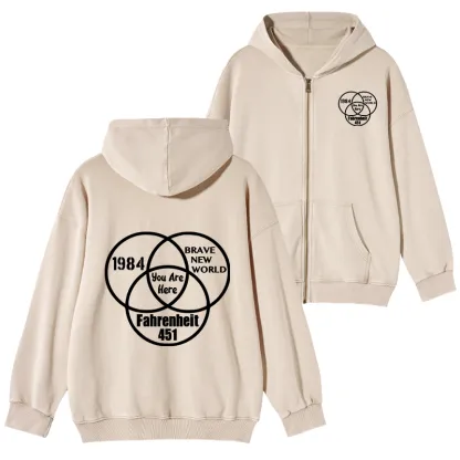 Tokyo-Tiger Multidimensional Thinking And Rebellion Washed Zip Hoodie