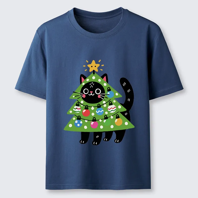 Tokyo-Tiger Christmas Tree Cat Classic T-Shirt