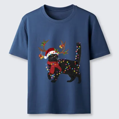 Tokyo-Tiger Christmas Black Cat Classic T-Shirt