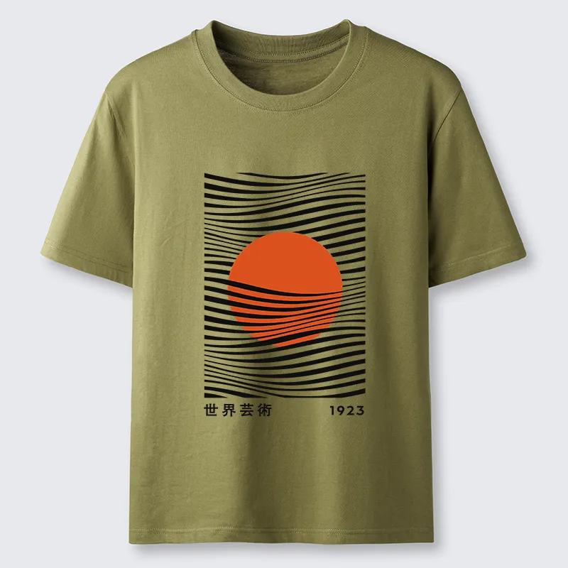 Tokyo-Tiger Minimalist Art Sun Classic T-Shirt