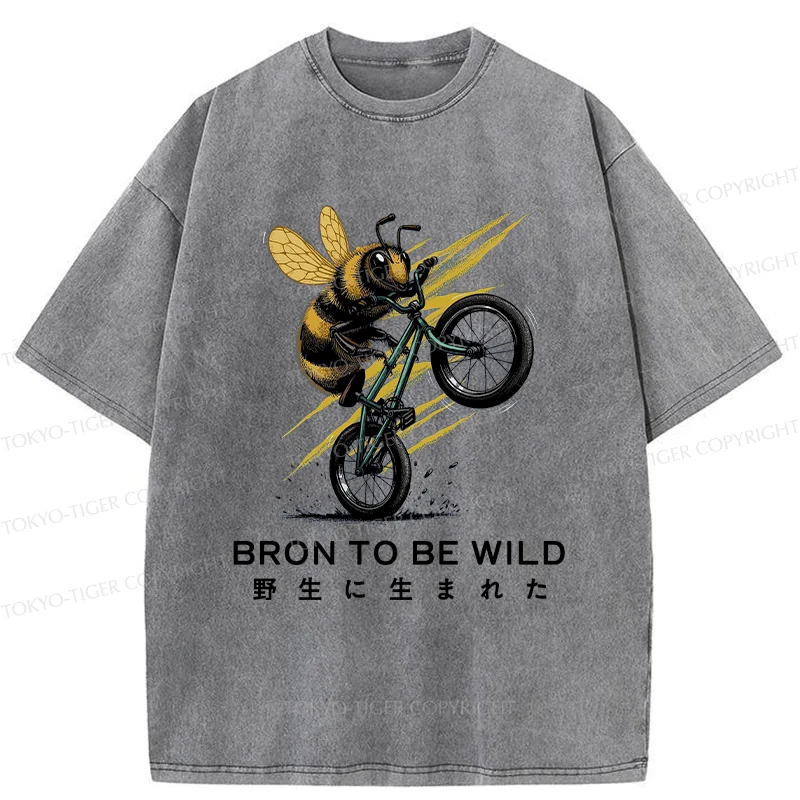 Tokyo-Tiger Wild Bee Washed T-Shirt