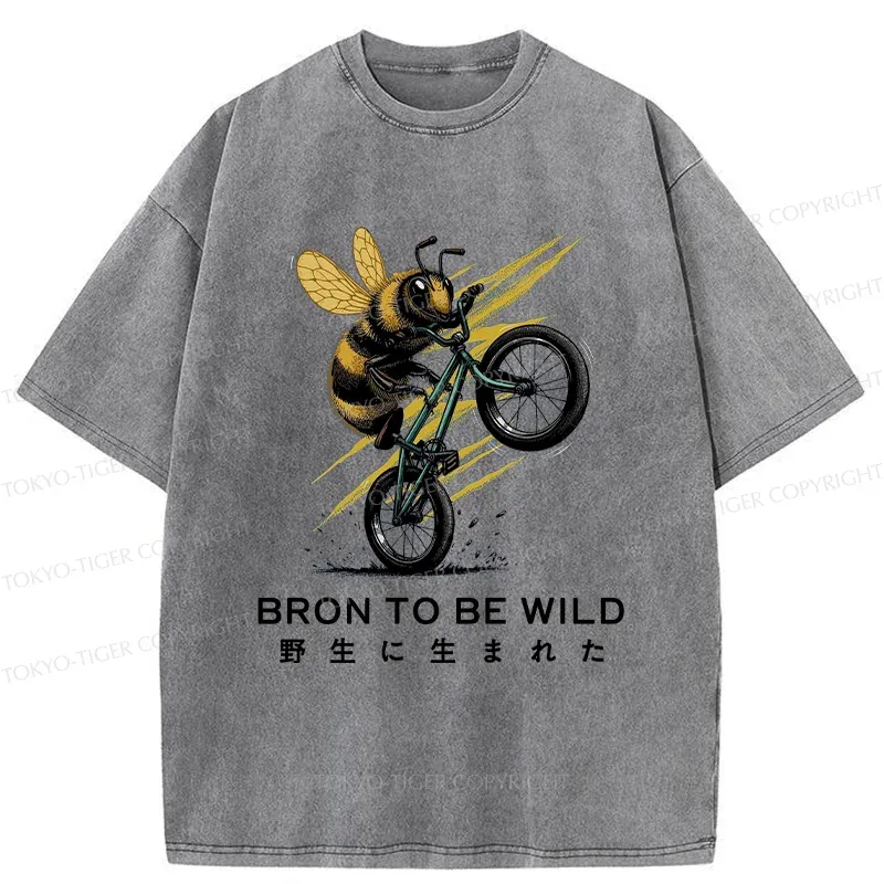 Tokyo-Tiger Wild Bee Washed T-Shirt