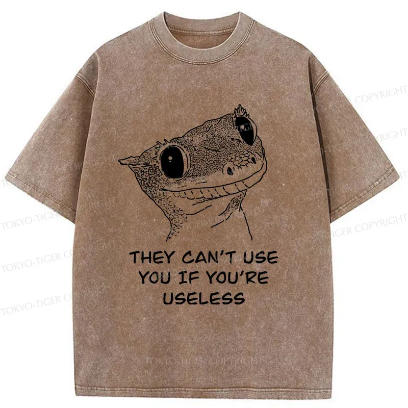 Tokyo-Tiger Smart Gecko Washed T-Shirt