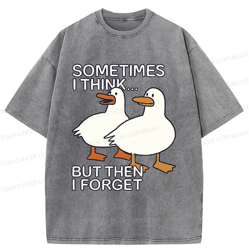 Tokyo-Tiger Funny Goose Washed T-Shirt