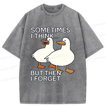 Tokyo-Tiger Funny Goose Washed T-Shirt