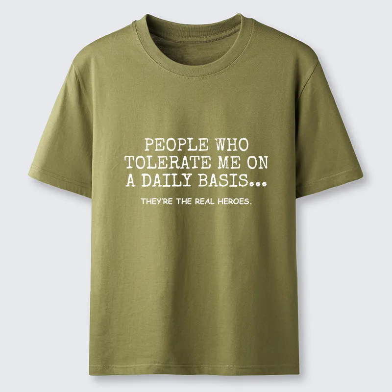 Tokyo-Tiger Anyone Who Puts Up With Me Is A Hero Classic T-Shirt