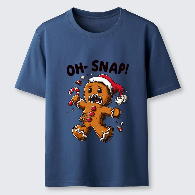 Tokyo-Tiger Oh Snap The Gingerbread Man's Christmas Chaos Classic T-Shirt