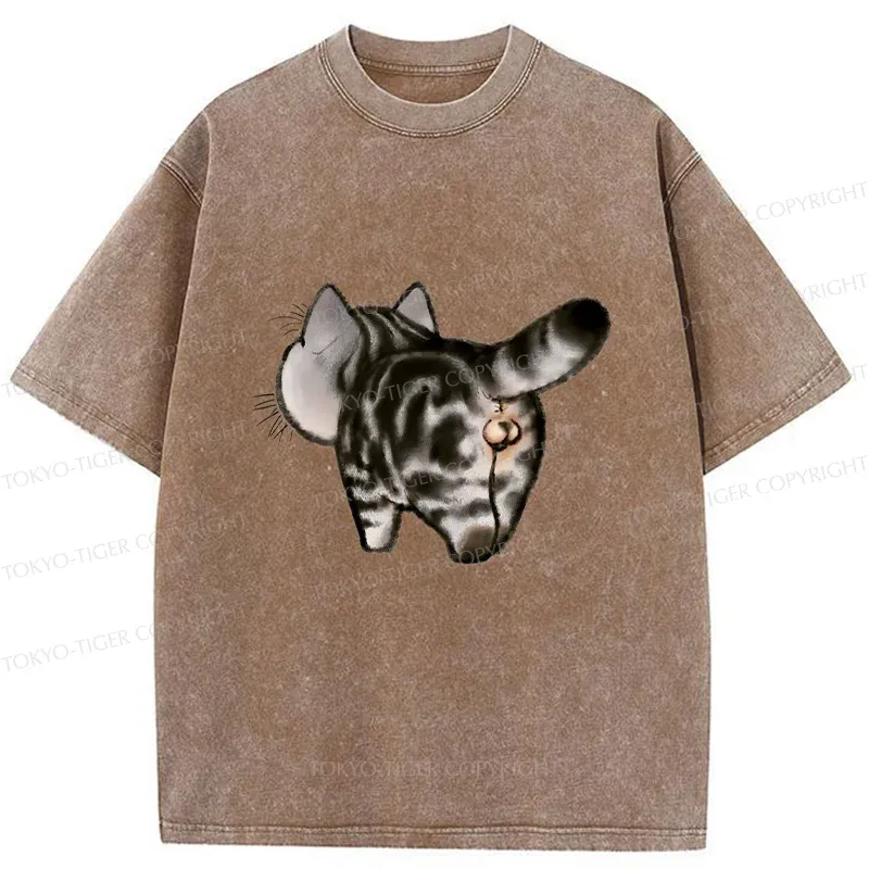 Tokyo-Tiger Cat's Back Washed T-Shirt