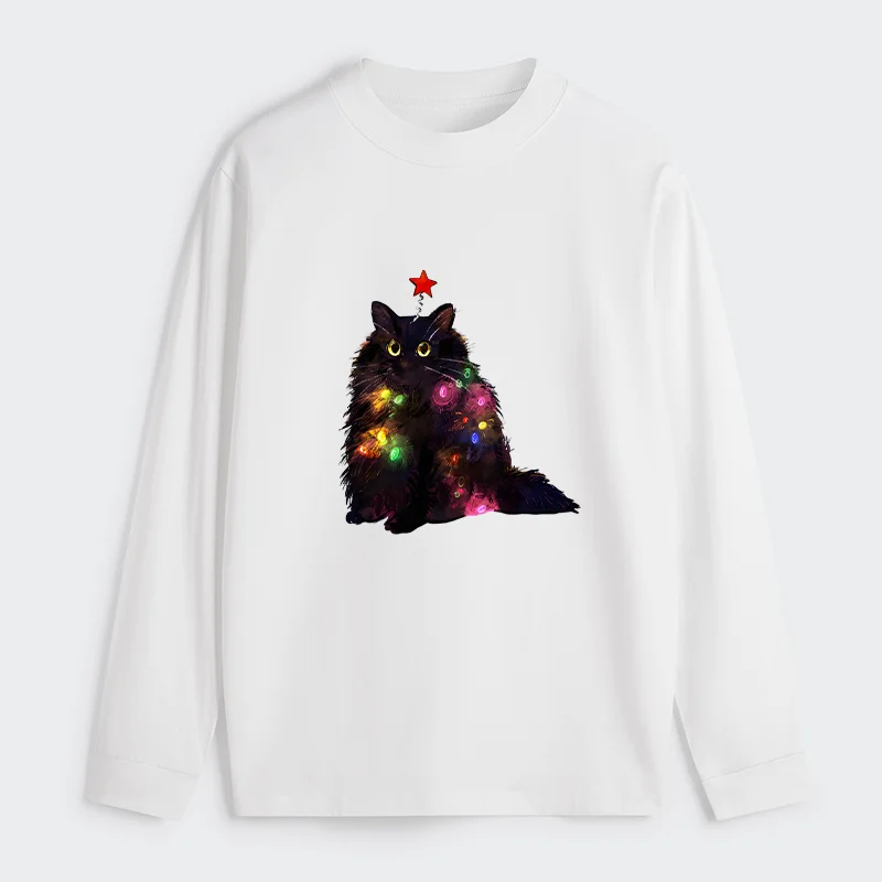 Tokyo-Tiger Christmas Lights Cat Classic Long Sleeve T-Shirt